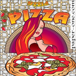 Pizza box graphic